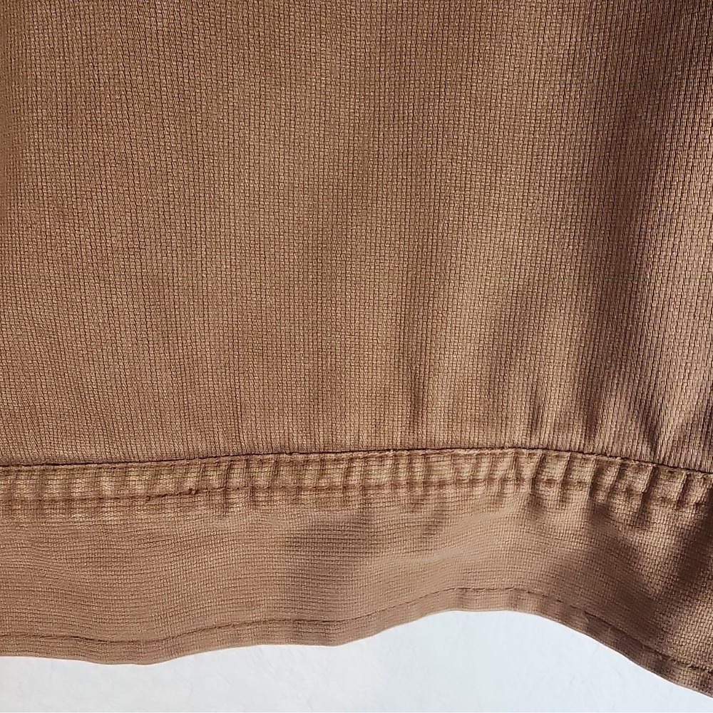VTG Aéropostale Men's Insulated Brown Canvas‎ Quilted Fleece lined Jacket Sz XL - Picture 8 of 11